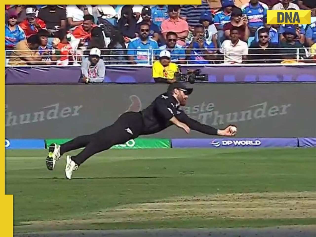 IND vs NZ, Champions Trophy: Kane Williamson takes one-handed stunner to send Ravindra Jadeja packing - Watch