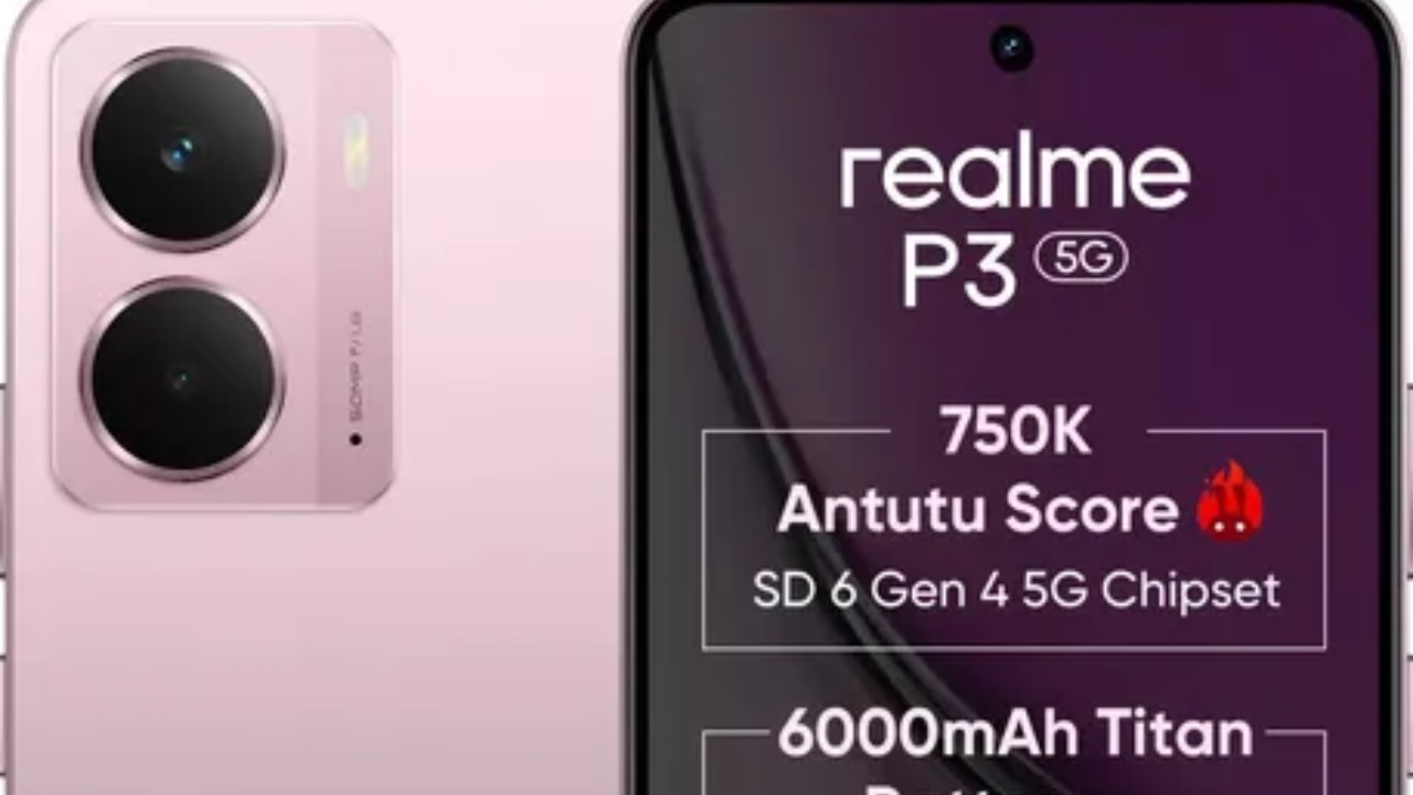 Realme P3 priced at Rs16,999